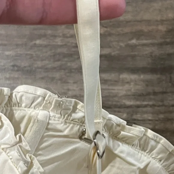 FINAL PRICE Oh Polly Cream Bustier with Ruffle Detail - Picture 4 of 7
